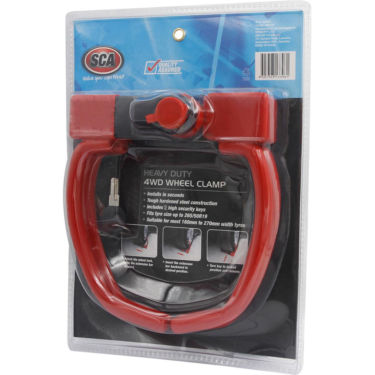 Heavy duty wheel shop clamp