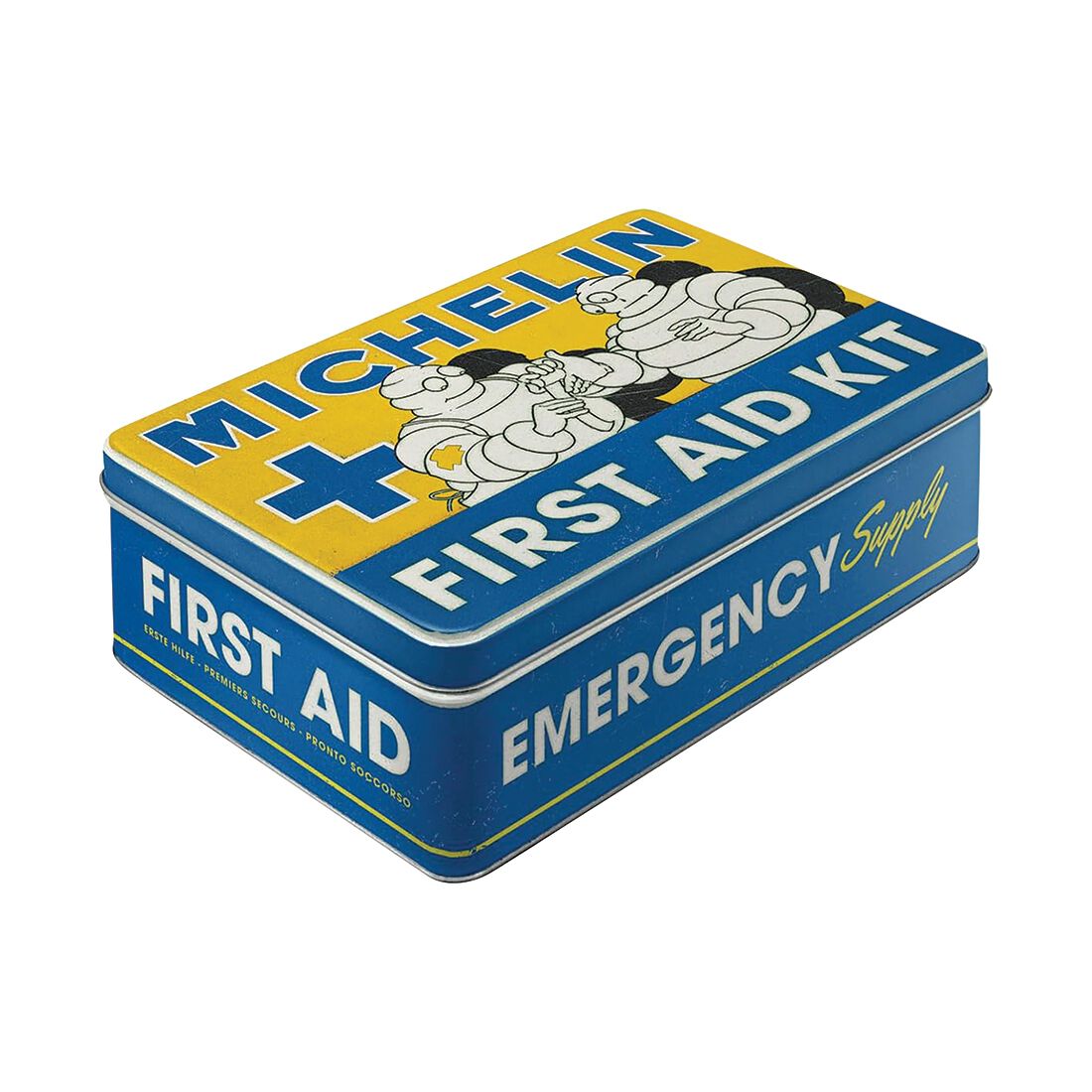 Nostalgic-Art Flat Tin Box with Separate Lid - Michelin - First Aid Kit, , scanz_hi-res