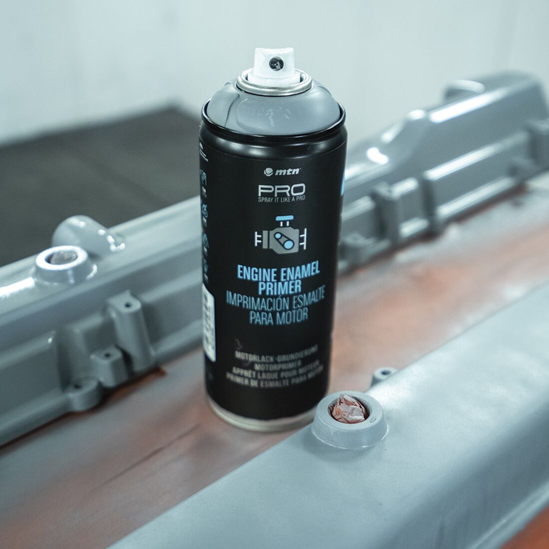MTN PRO Engine Enamel Primer Grey 400ml Spray Paint, , scanz_hi-res