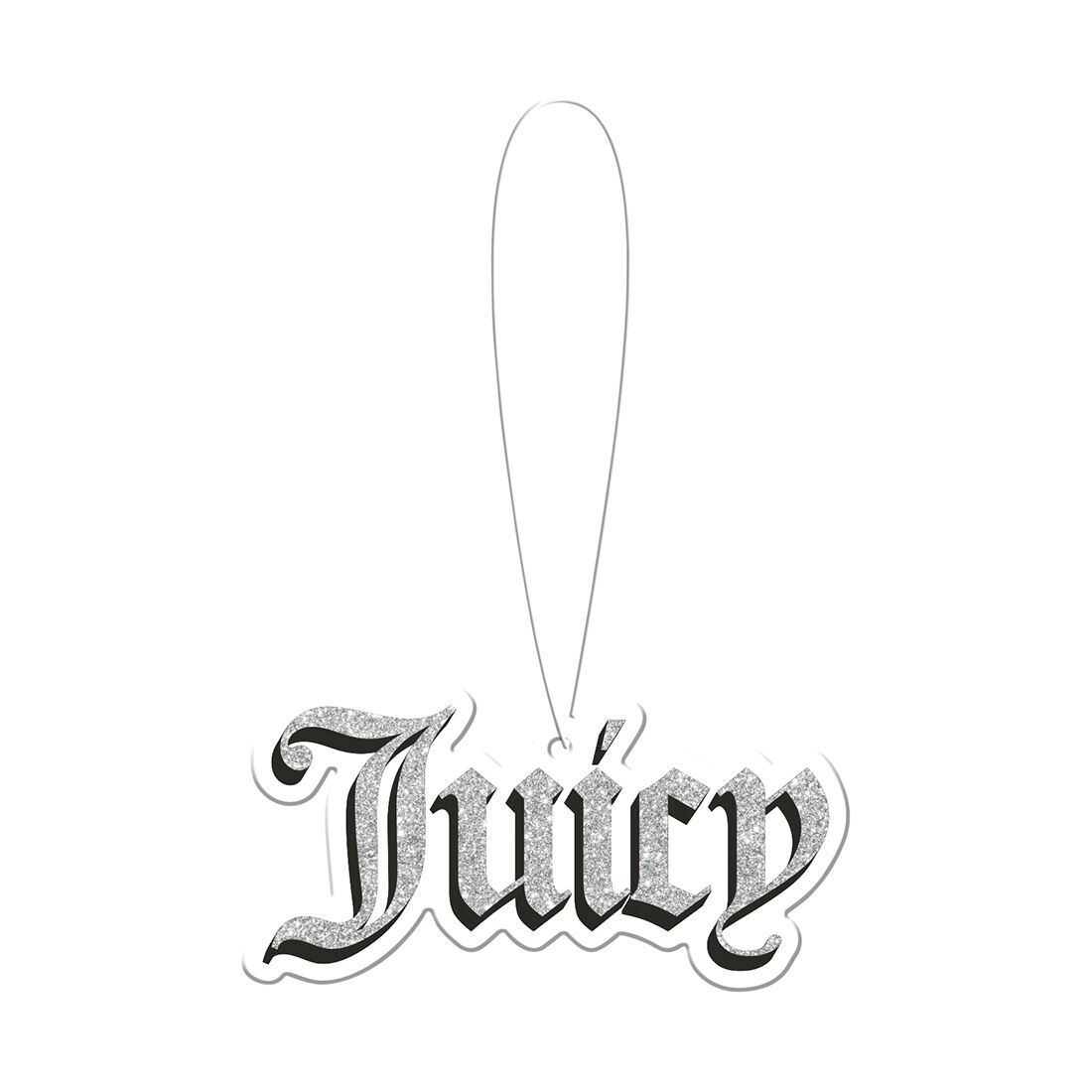 Juicy Couture Air Freshener - Glitter Logo Silver/Black, , scanz_hi-res