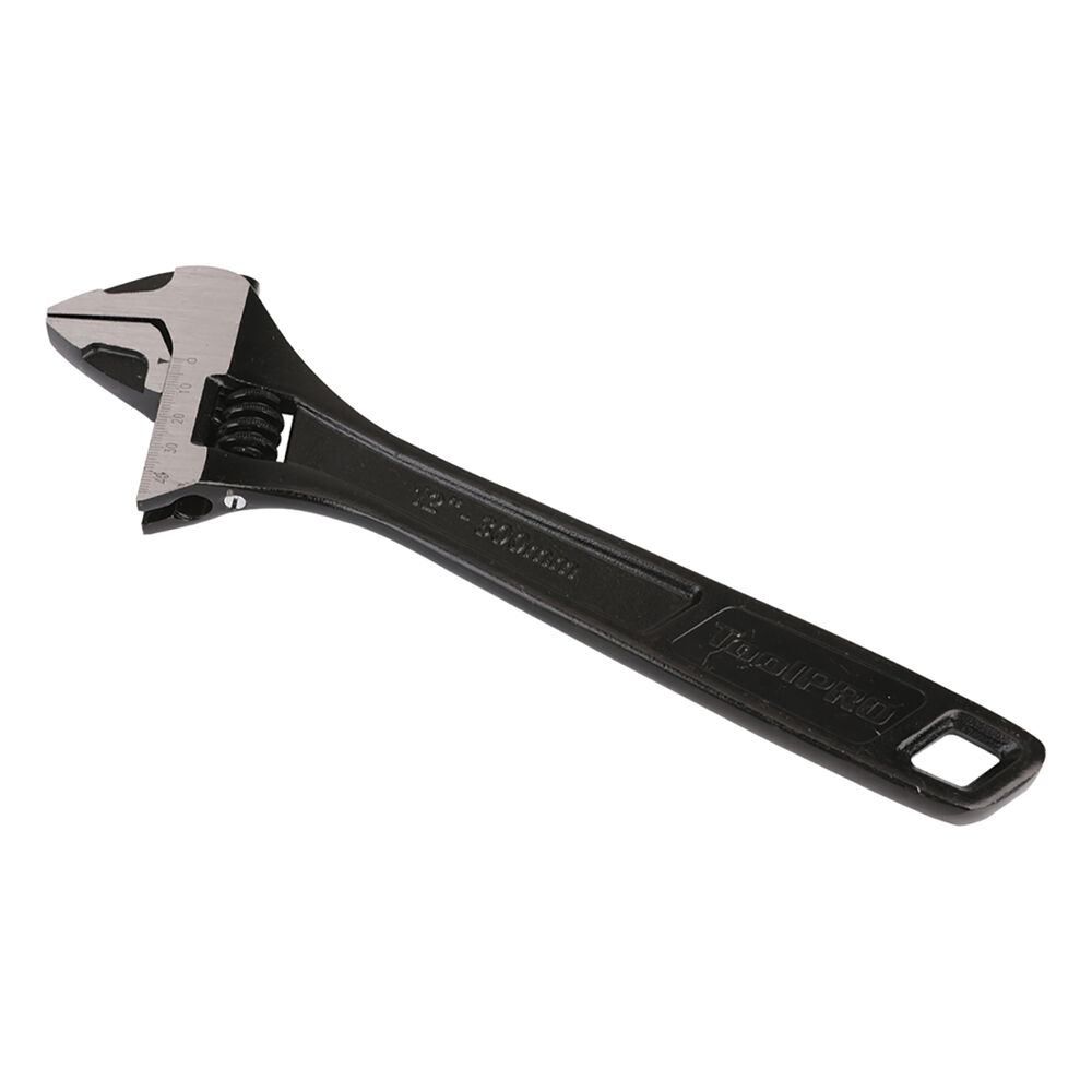 ToolPRO Adjustable Wrench 300mm Heavy Duty Black Supercheap Auto New Zealand