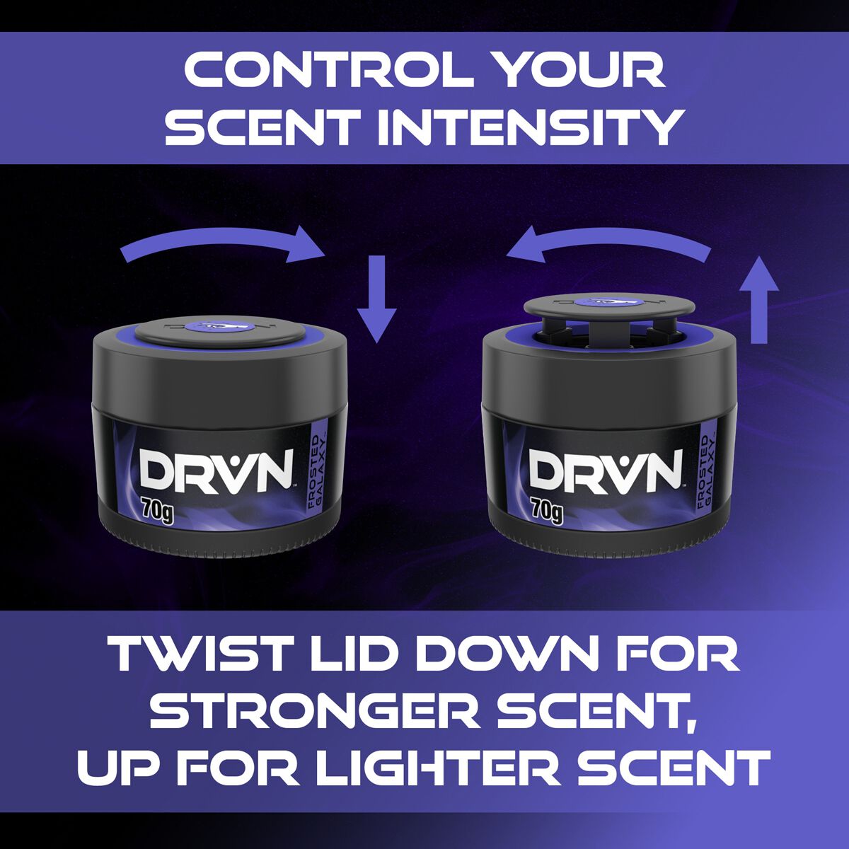 DRVN Frosted Galaxy Gel Can Air Freshener - 1 Pack, , scanz_hi-res