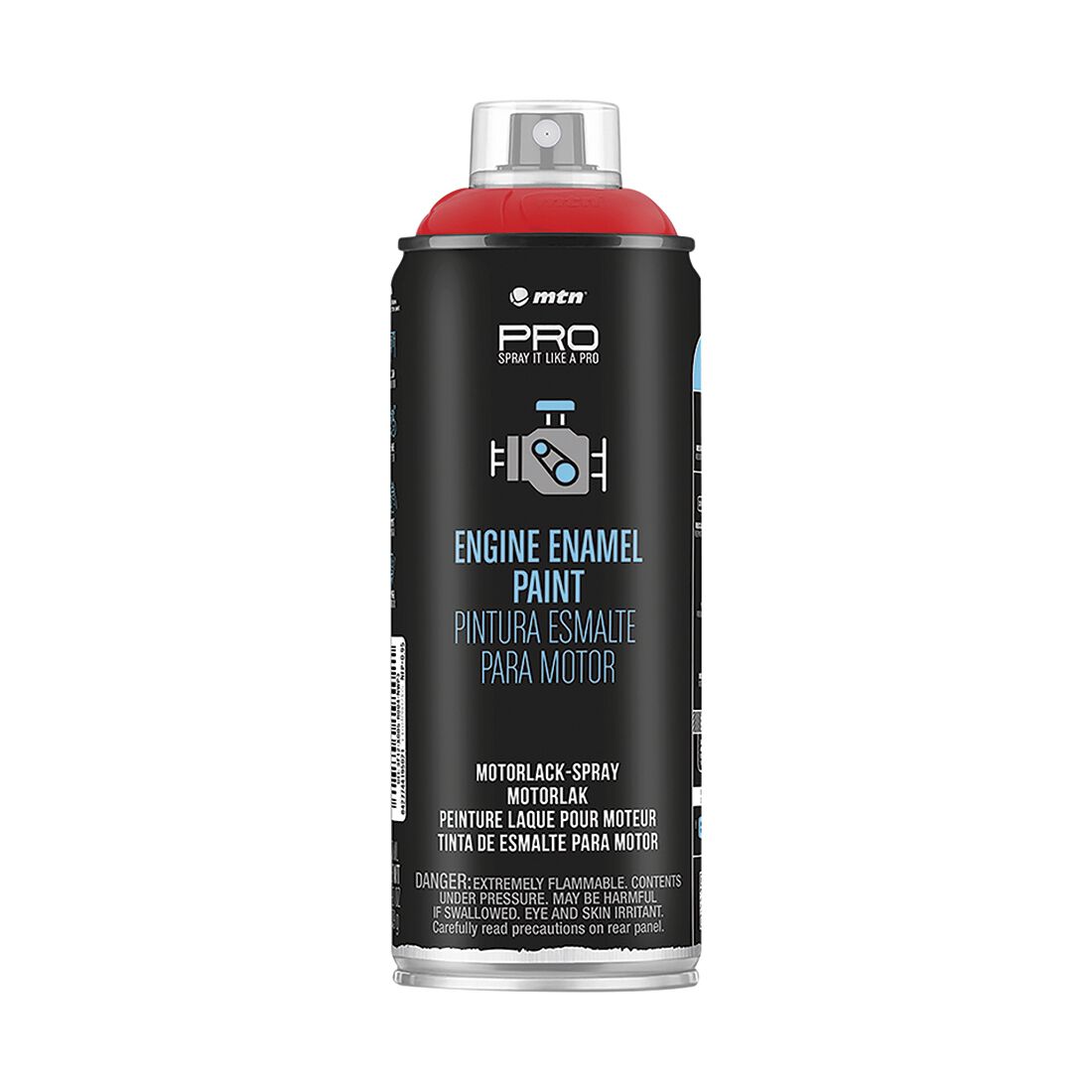 MTN PRO Engine Enamel Red 400ml Spray Paint, , scanz_hi-res