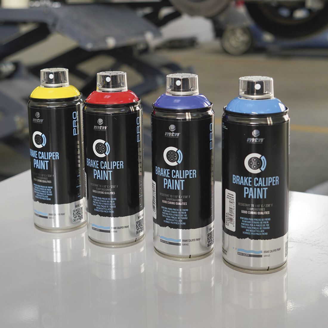 MTN Pro Yellow Brake Caliper Spray Paint 400mL, , scanz_hi-res