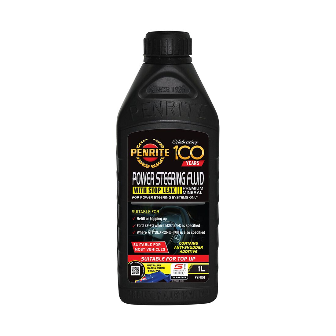 Power Steering Fluid & Stop Leak - 1 Litre, , scanz_hi-res