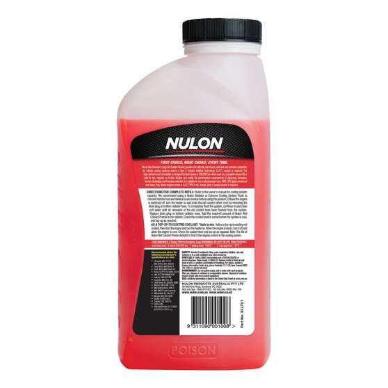 Nulon Red Long Life Anti-Freeze/Anti-Boil Coolant Premix - 1 Litre, , scanz_hi-res