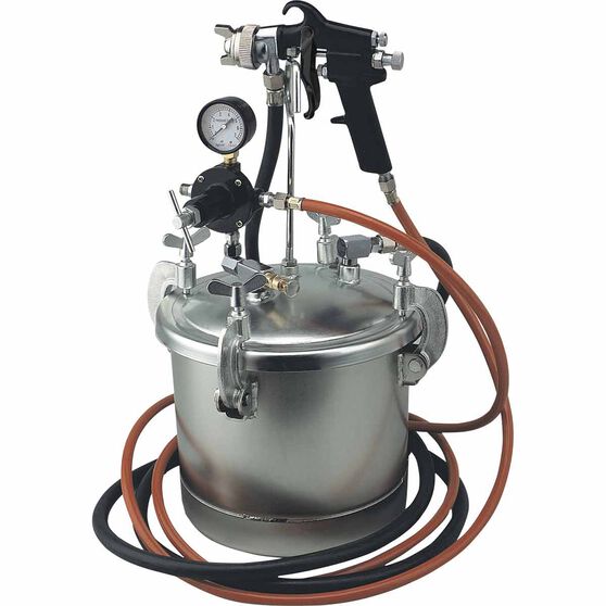 Blackridge Air Spray Gun Siphon Feed Paint Tank 10 Litre, , scanz_hi-res