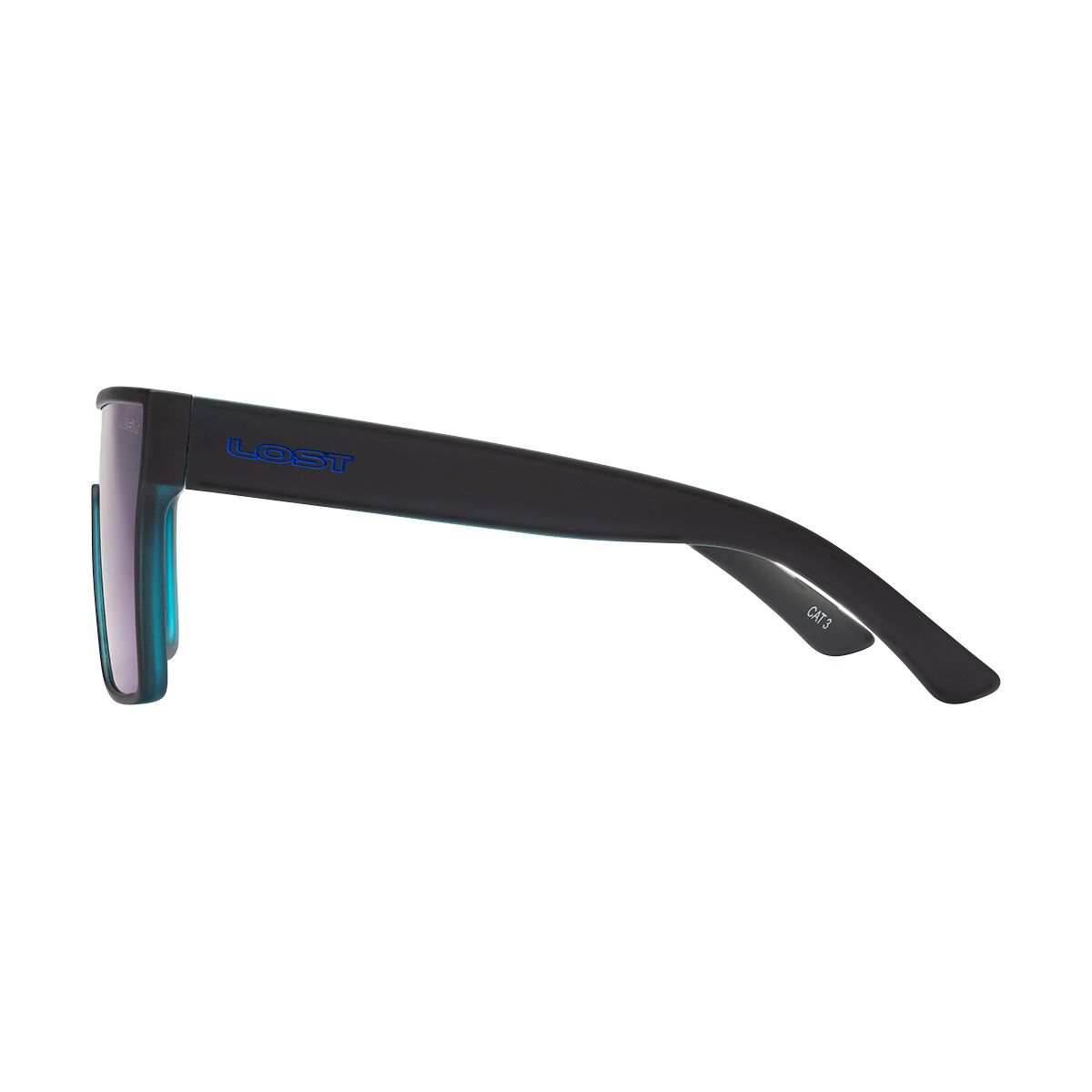LOST Sunglasses Panorama Blue Mirrior Matt Black, , scanz_hi-res