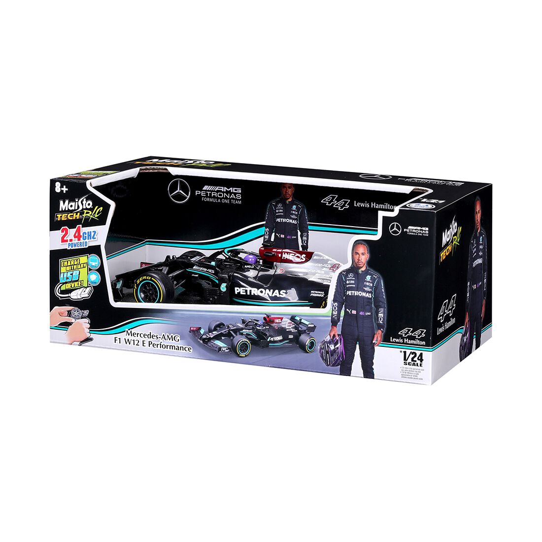 Mercedes Lewis #44 2021 1:24 RC Car, , scanz_hi-res