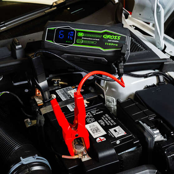 CAROSS T18Pro 12V 1500A Compact Smart Lithium Jump Starter With Built-in 3 Mode Light, , scanz_hi-res