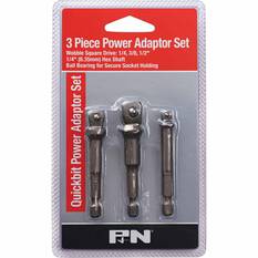 P&N Workshop Quickbit Power Adaptor Set 3 Piece, , scanz_hi-res