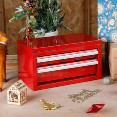 ToolPRO Mini Tool Chest 2 Drawer Red, , scanz_hi-res
