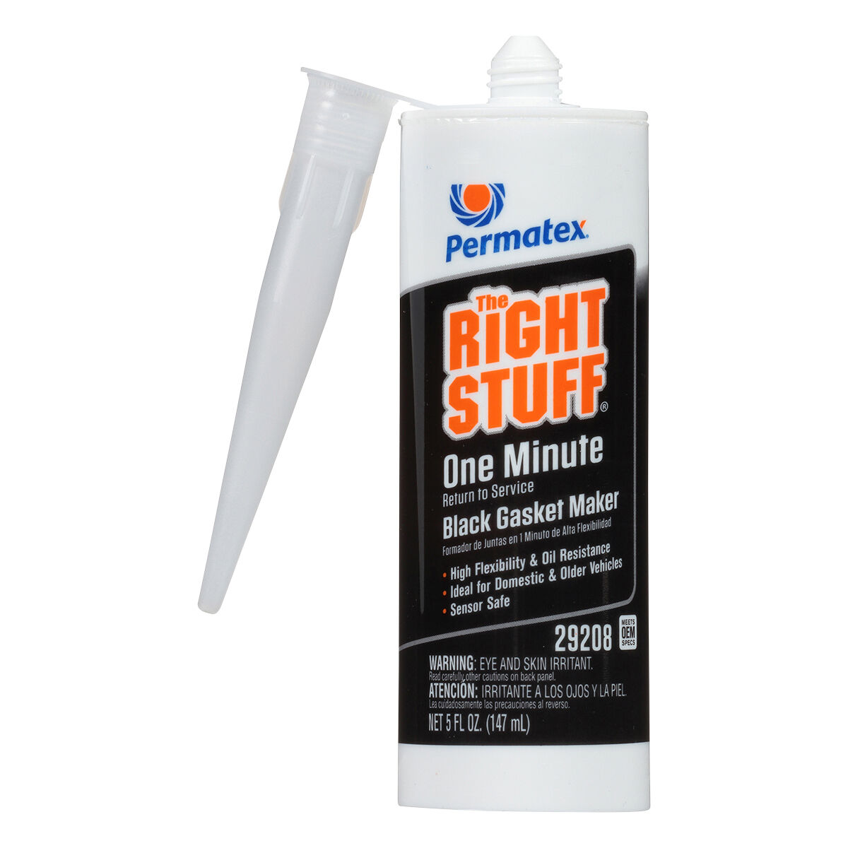 Permatex The Right Stuff 1 Minute Gasket Maker Black 147mL, , scanz_hi-res