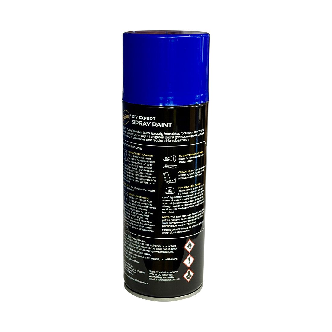 5 Star Enamel Spray Paint Blue 250g, , scanz_hi-res