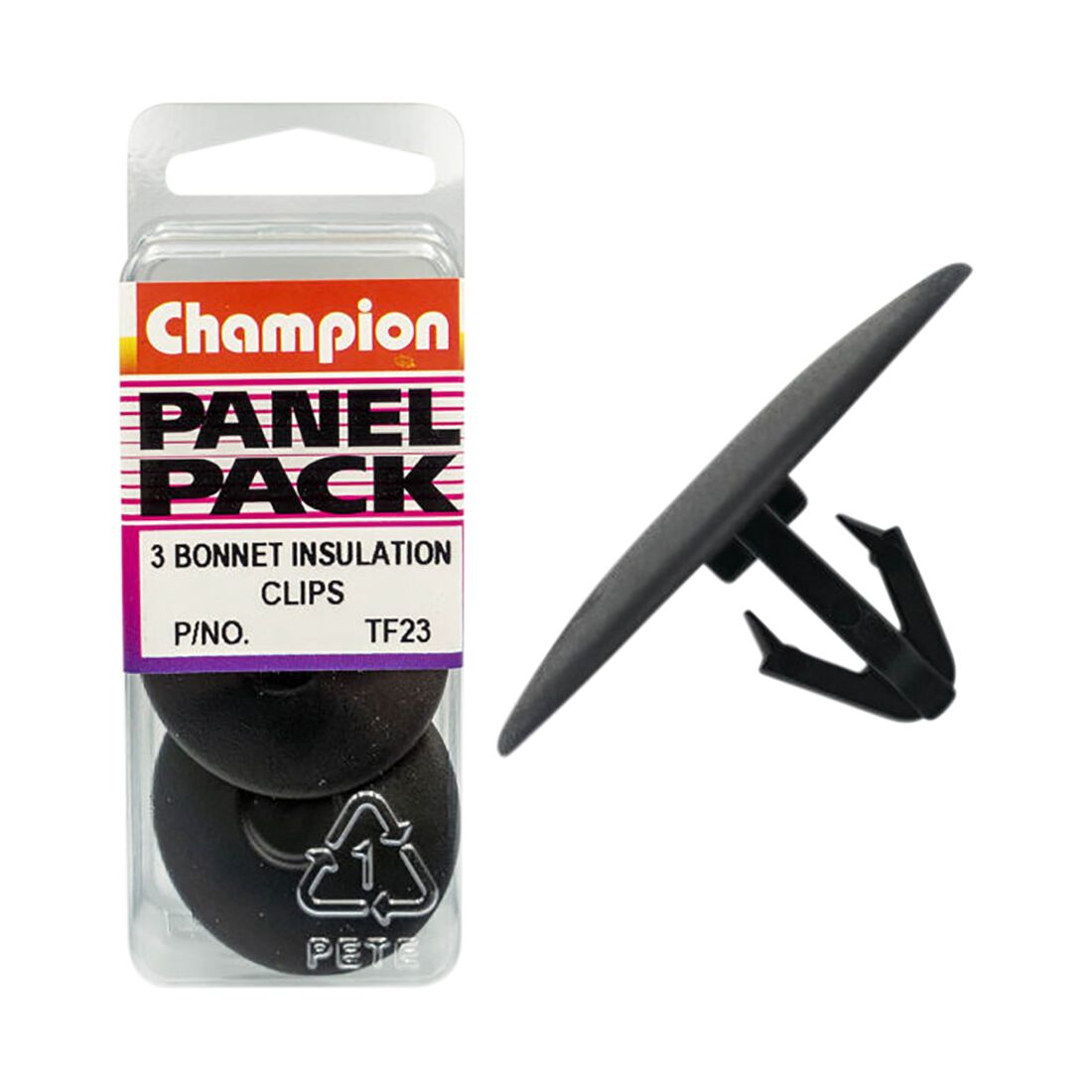 Champion Bonnet Retainer - 18mmx9mmx35mm, TF23, , scanz_hi-res