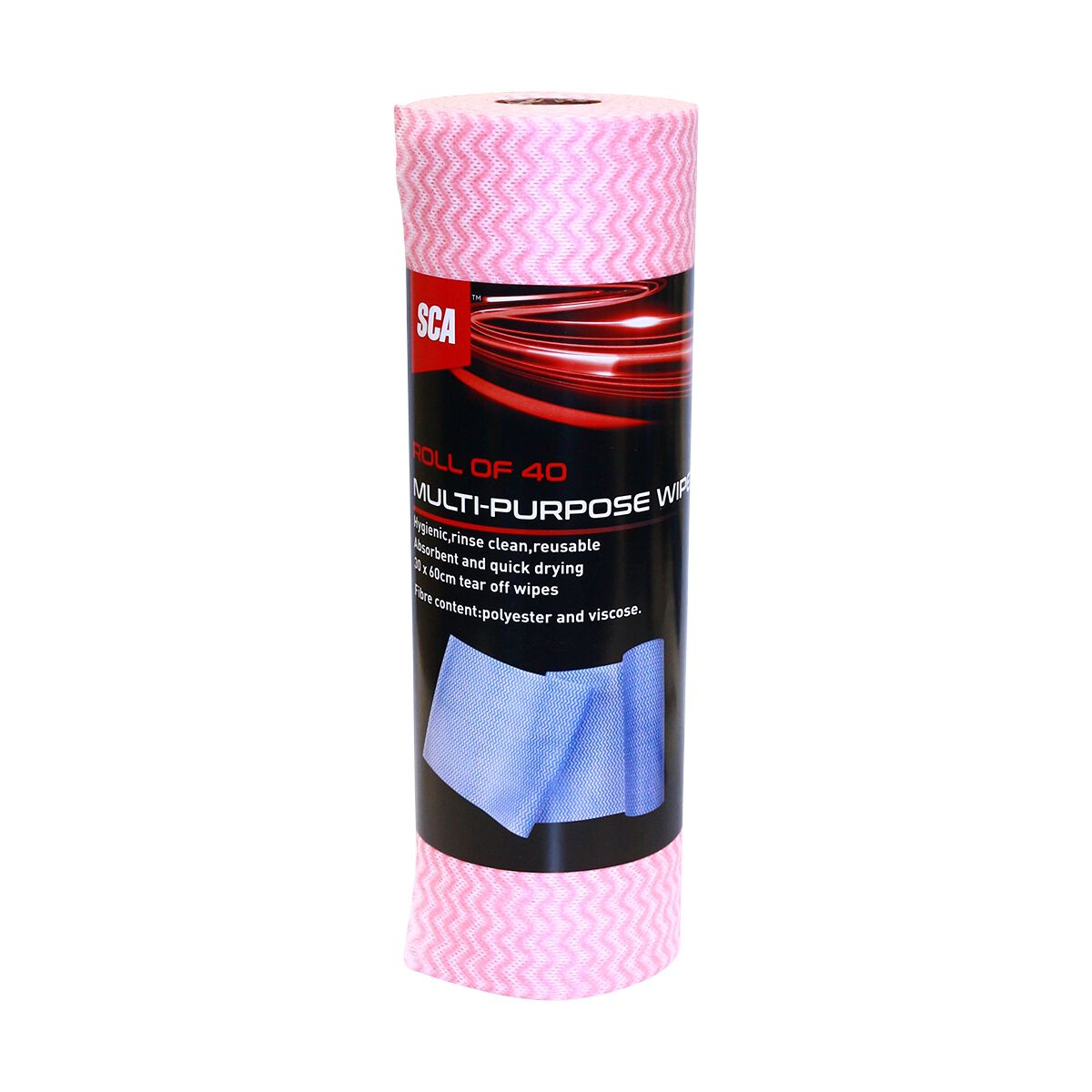 SCA Multi-Purpose Roll - 40 Wipes, , scanz_hi-res