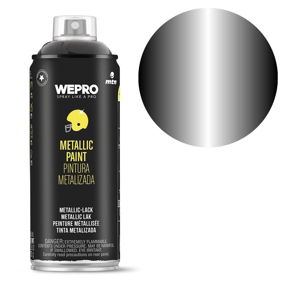 MTN Pro Metallic Black Spray Paint 400mL, , scanz_hi-res