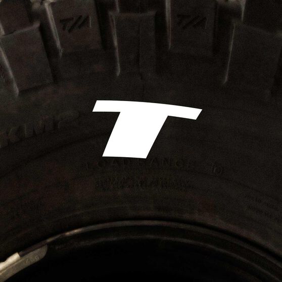 Tire Stickers - Letter T, , scanz_hi-res