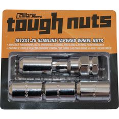 Calibre Lock Nuts SLIMN12125, Slim Tapered, M12x1.25, , scanz_hi-res