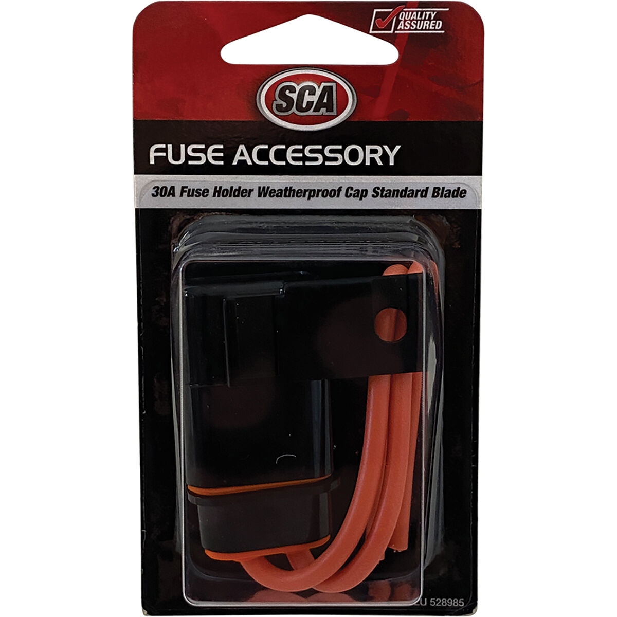 SCA Automotive Fuse Holder - Standard Blade 30 Amp  w/ Waterproof Cap, , scanz_hi-res