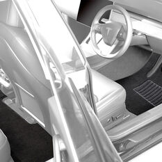 Carpet Floor Mats - Black Front and Rear Tesla Model 3 2019-23, , scanz_hi-res
