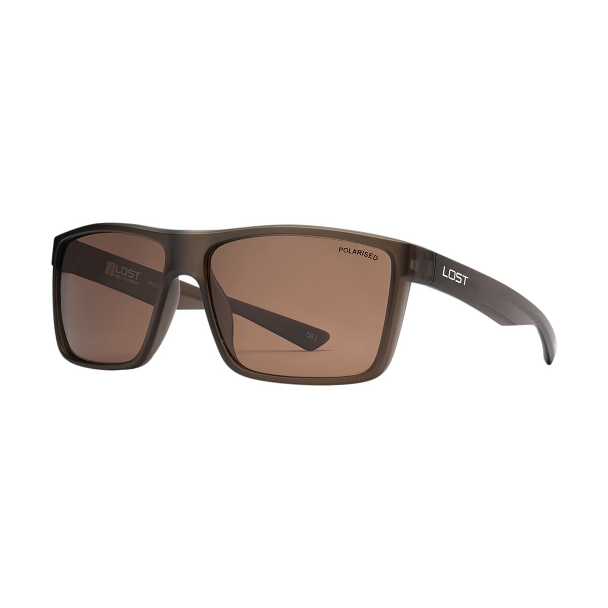 LOST Sunglasses Vegas Polarised Matt Xtal Army, , scanz_hi-res