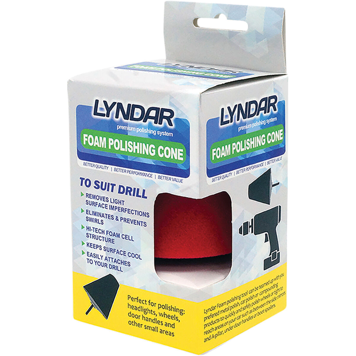 Lyndar Foam Polishing Cone, , scanz_hi-res