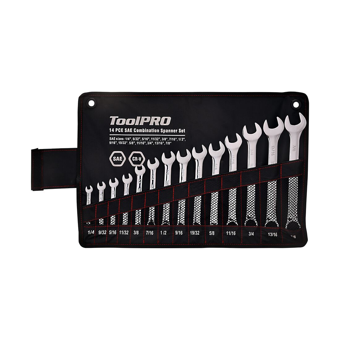 ToolPRO Spanner Set Combination SAE 14 Piece, , scanz_hi-res