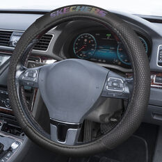 Skechers Goga Mat Steering Wheel Cover Black 380mm, , scanz_hi-res