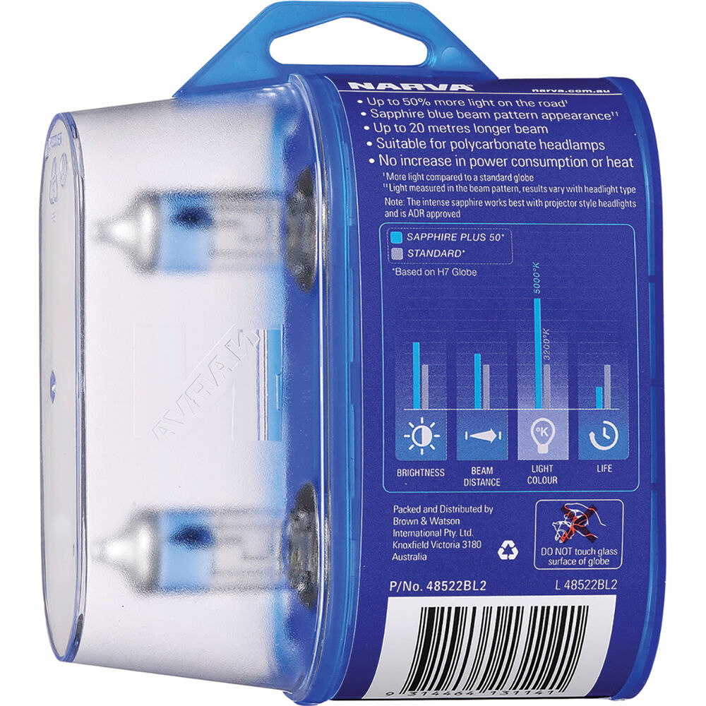 Narva Sapphire Plus 50 Headlight Globe H4 12V 60/55W Supercheap Auto New Zealand