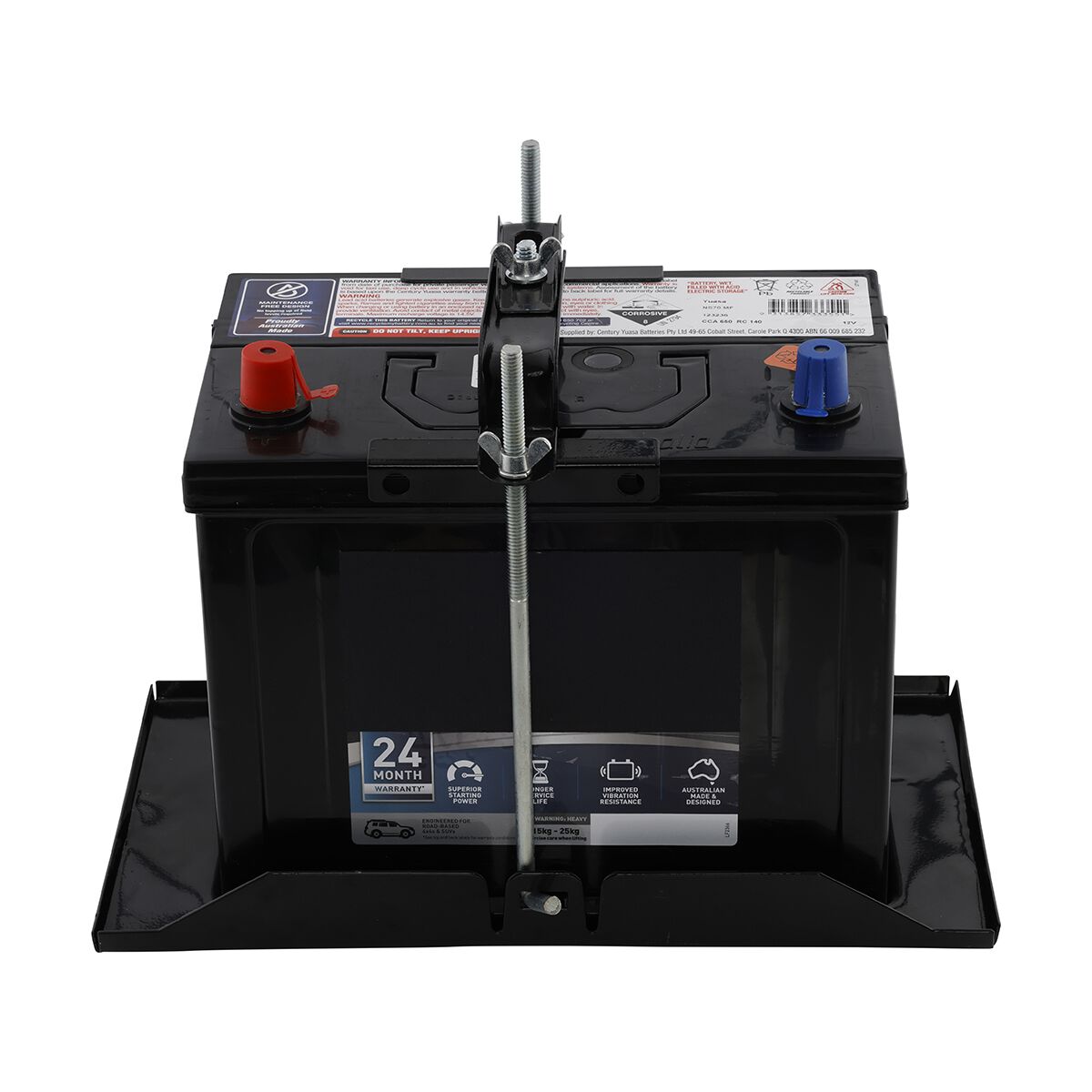 SCA Battery Hold Downs 140-175mm Adjustable Clamp, , scanz_hi-res