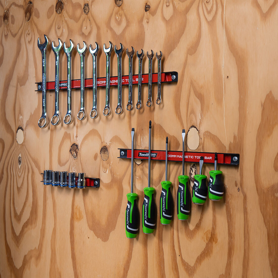 ToolPRO Magnetic Tool Bar Set 3 Piece, , scanz_hi-res