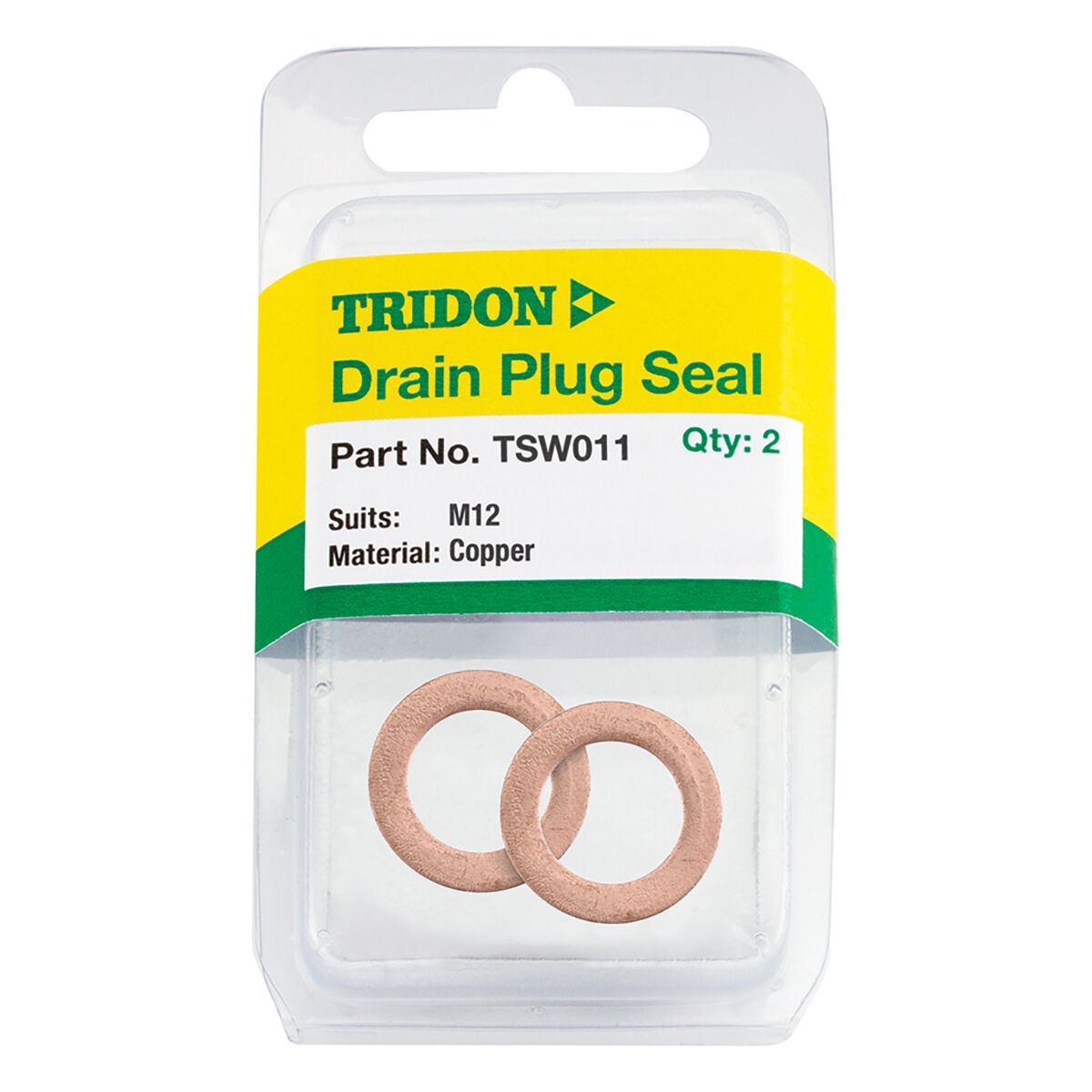 Tridon Oil Drain Plug Washer Pair TSW011, , scanz_hi-res