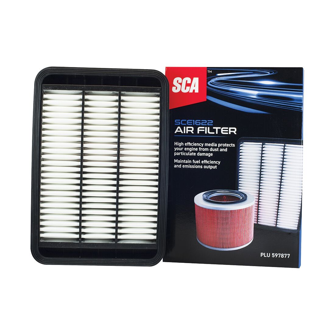 SCA Air Filter SCE1622 (Interchangeable with A1622), , scanz_hi-res