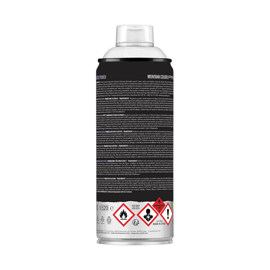 MTN Pro Plastic Primer Spray Paint 400mL, , scanz_hi-res