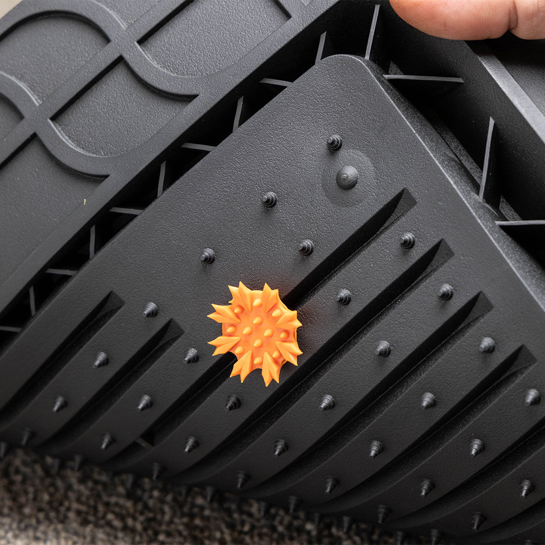 Armor All Deep Dish Rubber Car Floor Mats - Front & Rear, Black, , scanz_hi-res