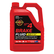 Penrite Brake Fluid Super DOT 4 4L, , scanz_hi-res