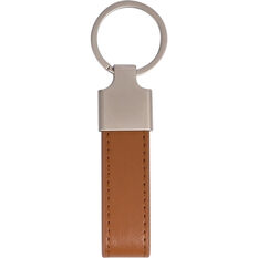 SCA PU Leather-look Strap Keyring Brown, , scanz_hi-res