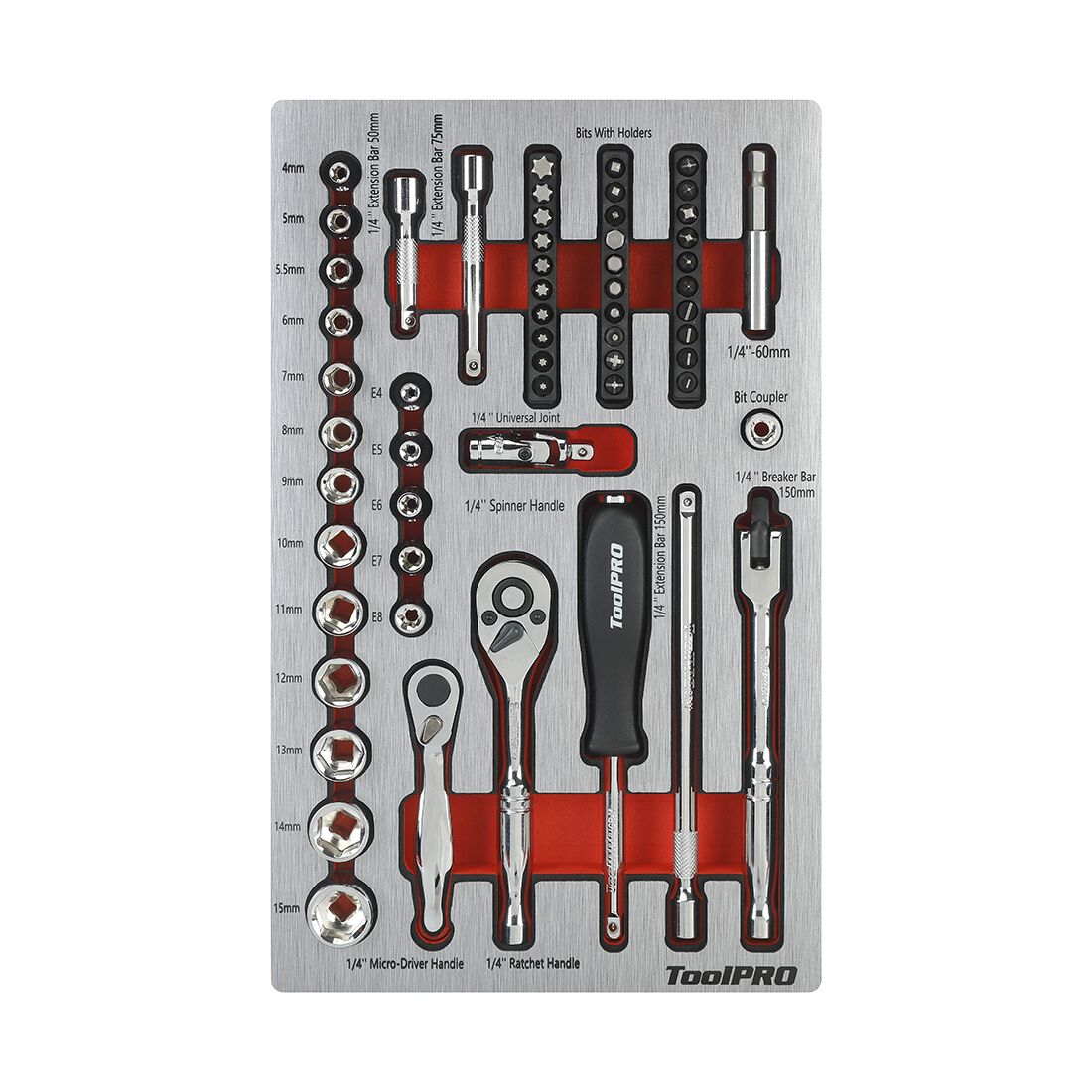 ToolPRO EVA Socket Bit Set 58 Piece, , scanz_hi-res