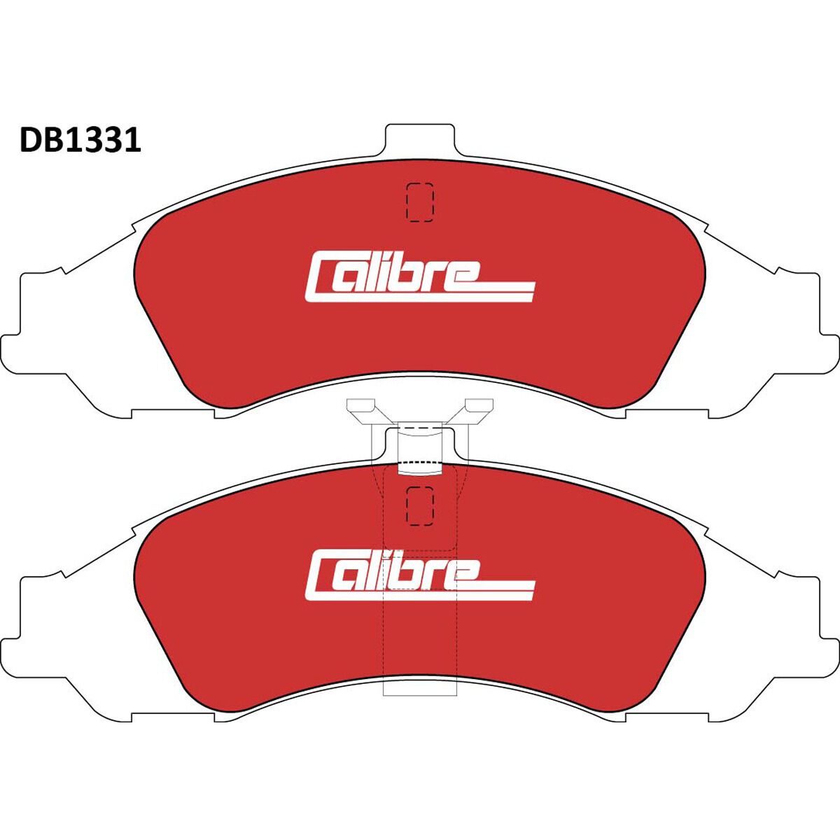 Calibre Disc Brake Pads DB1331CAL, , scanz_hi-res