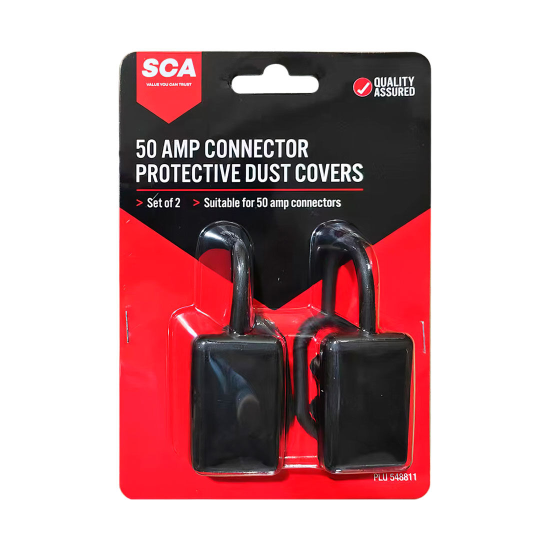 Ridge Ryder 50 AMP Connector Dust Covers - 2 Pack, , scanz_hi-res