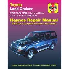Haynes Car Manual For Toyota Landcruiser Petrol and Diesel 1980-1998 - 92751, , scanz_hi-res