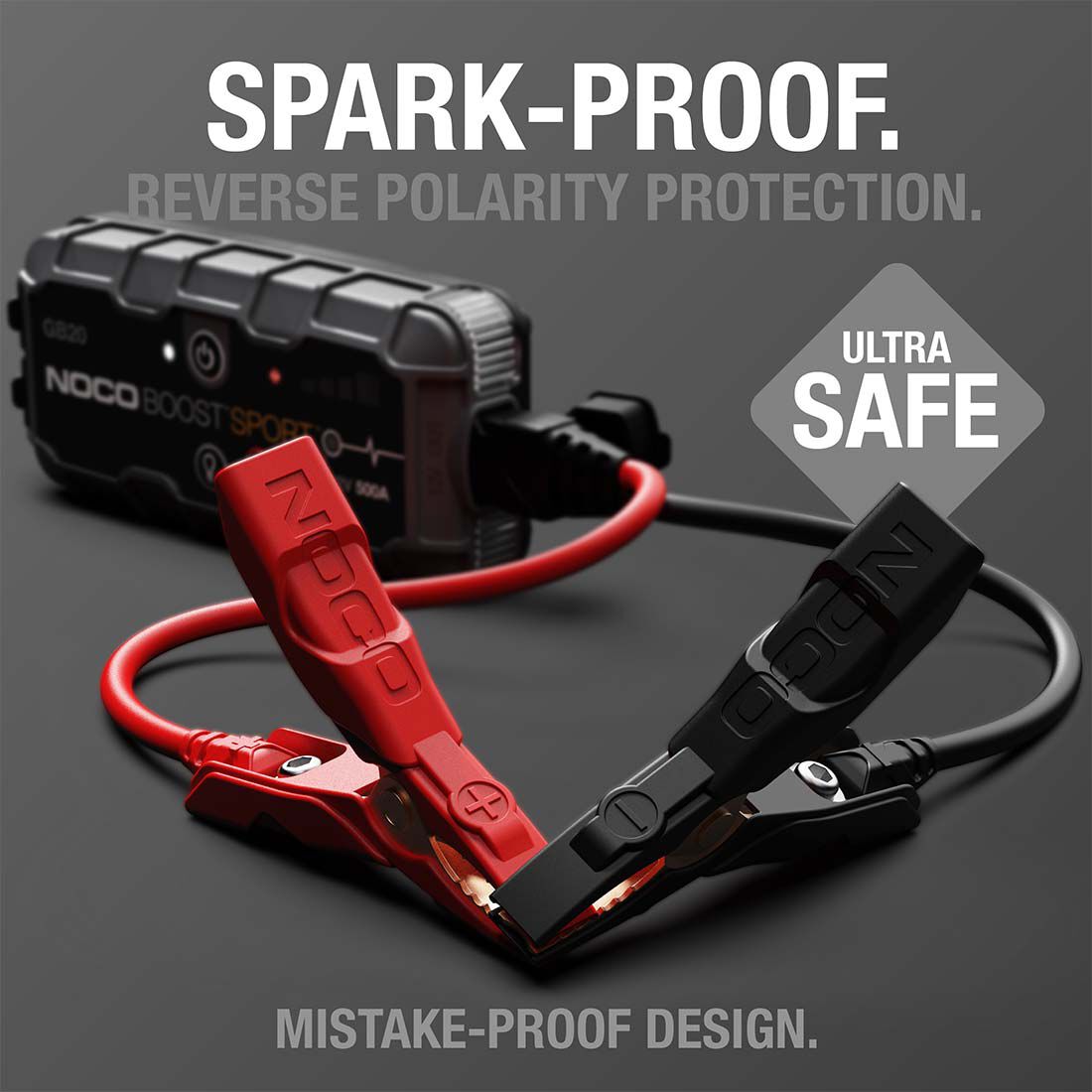NOCO Genius UltraSafe Boost Sport 12V 500 Amp Jump Starter, , scanz_hi-res