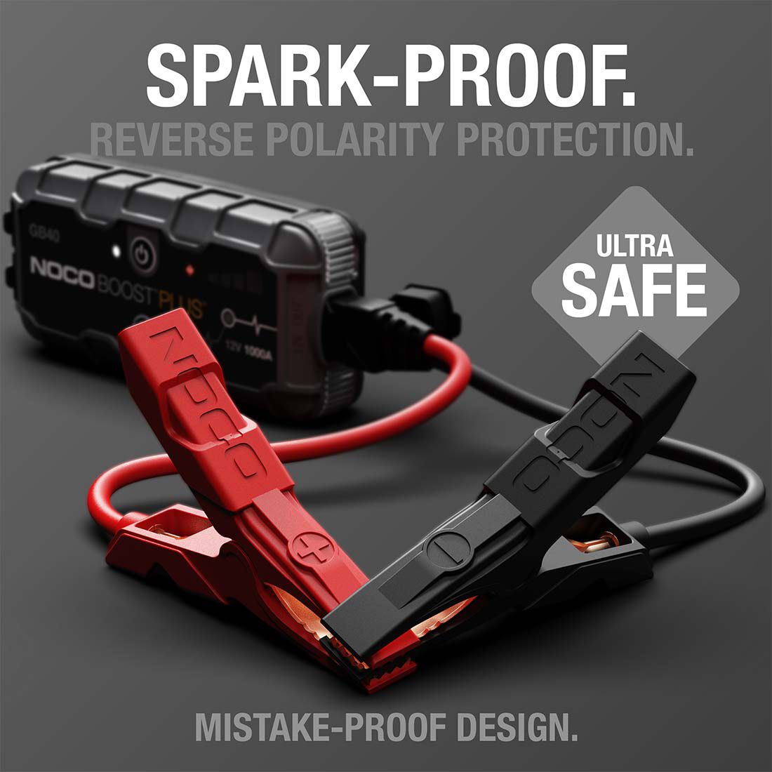 Gb40 boost plus 1000a outlet ultrasafe lithium jump starter