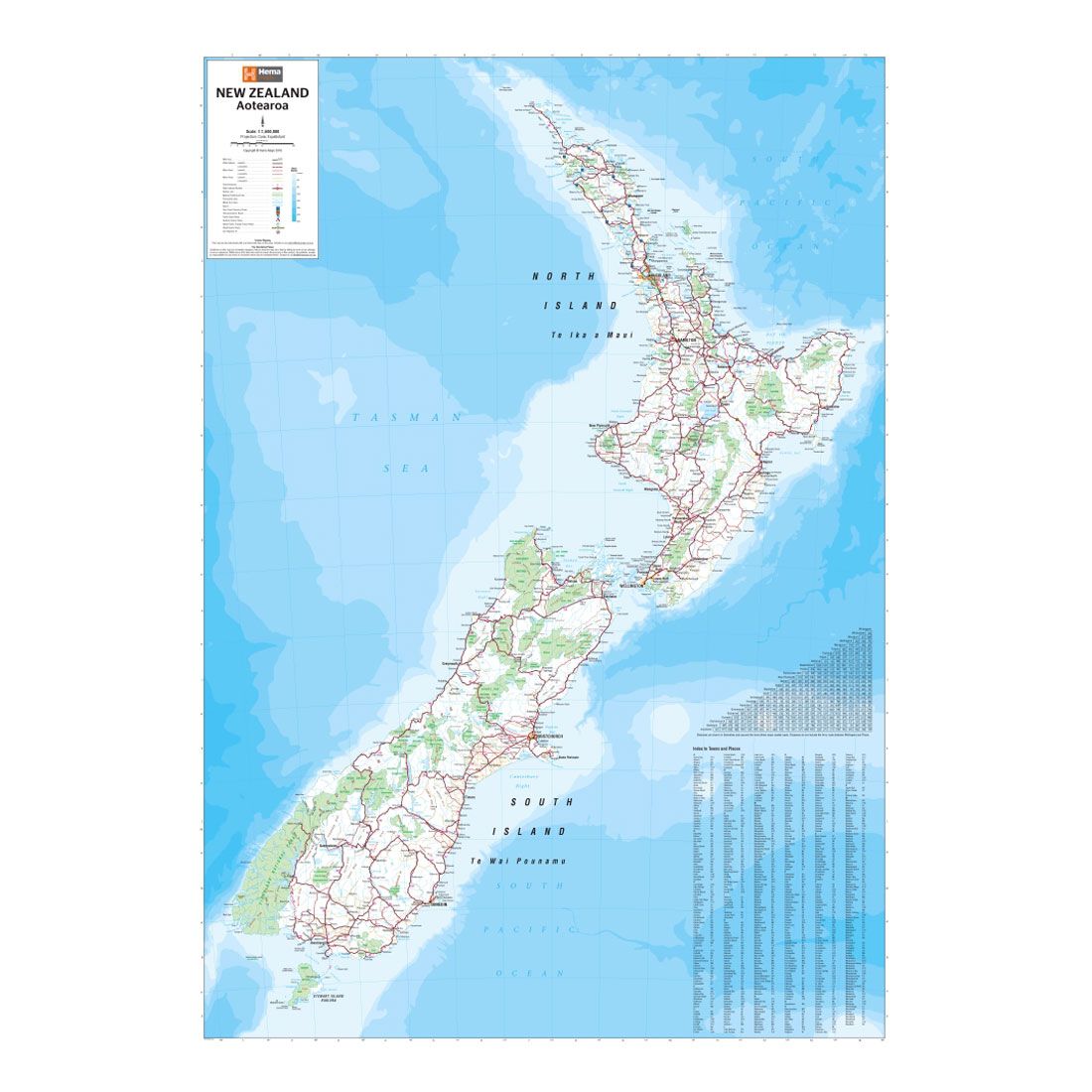 HEMA New Zealand Aotearoa Map, , scanz_hi-res