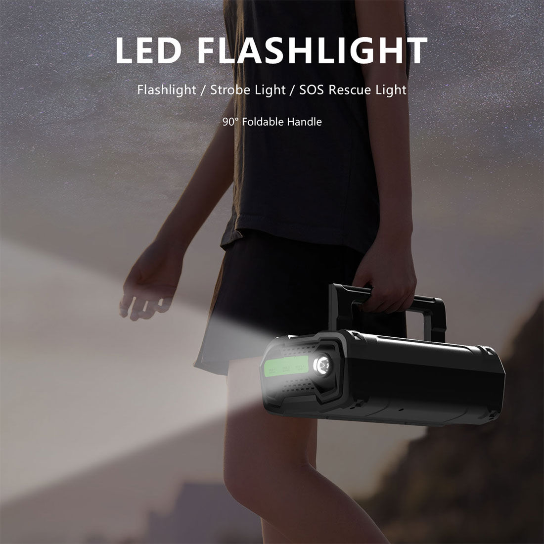 CAROSS T14 12V 2000A Smart Lithium Jump Starter With Built-in Air Compressor & 3 Mode LED Worklight, , scanz_hi-res