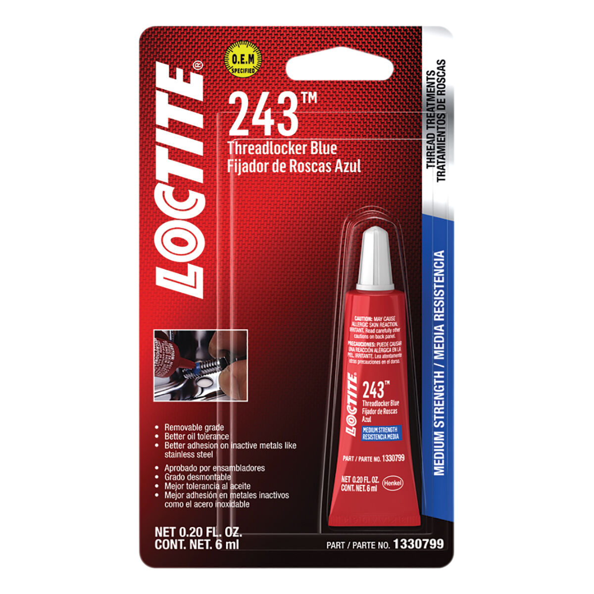 Loctite 243 Medium Strength Threadlocker 6mL, , scanz_hi-res