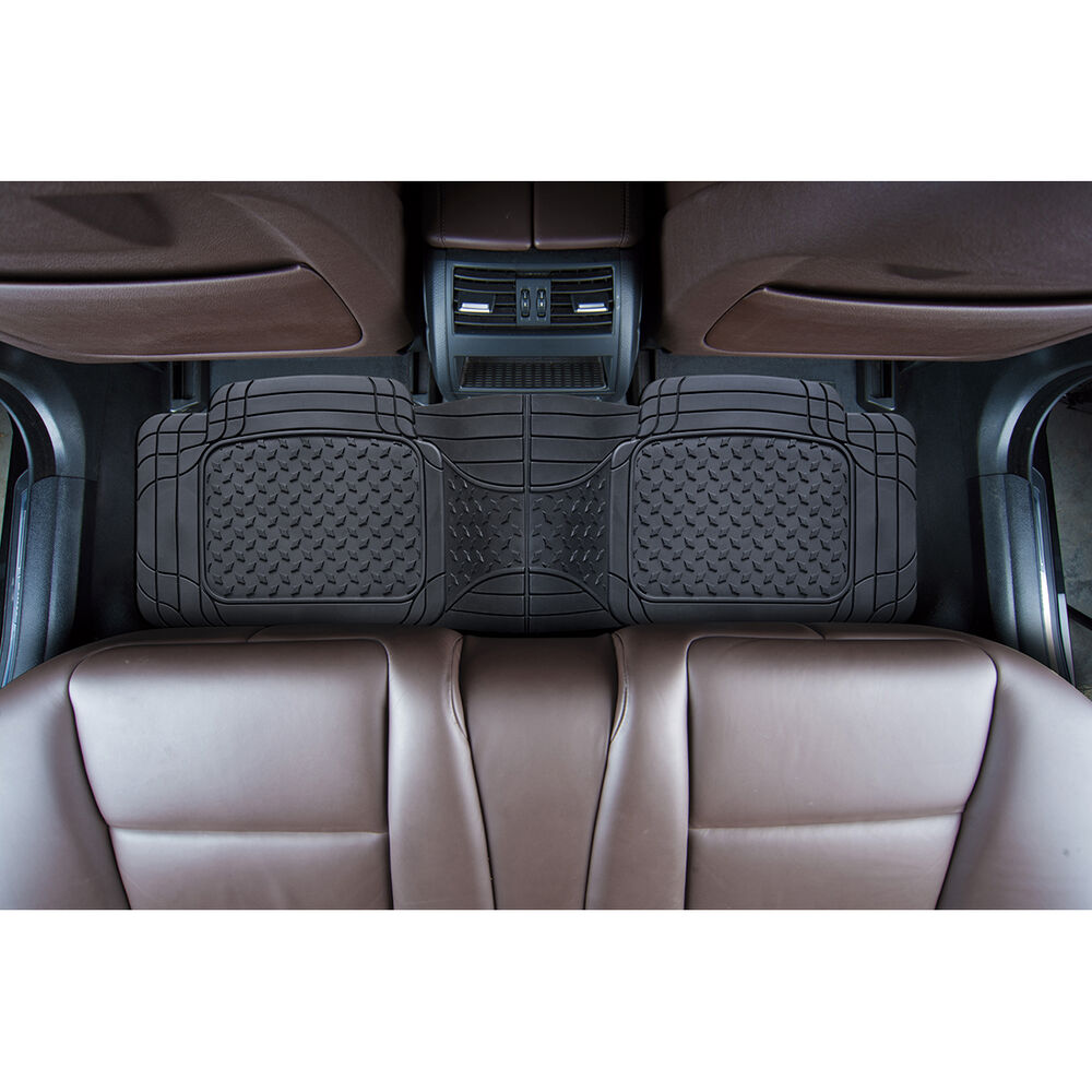 SCA Car Floor Mat Black, Rubber, Single Rear Supercheap Auto New