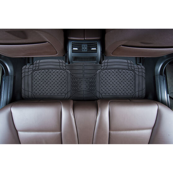 SCA Car Floor Mat Black, Rubber, Single Rear Supercheap Auto New