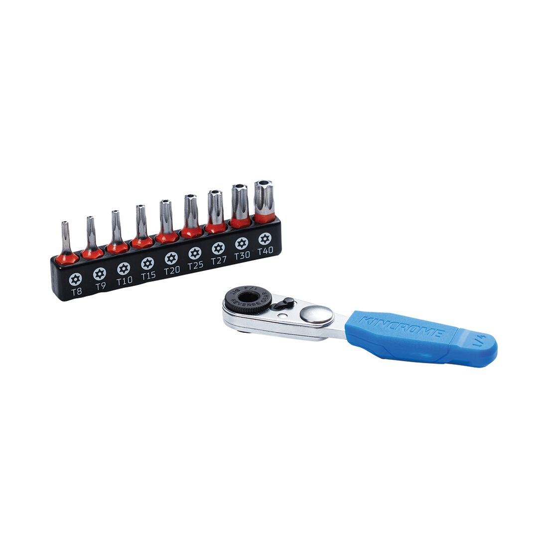 Kincrome Tamperproof Mini Ratchet Bit Set 10 Piece, , scanz_hi-res
